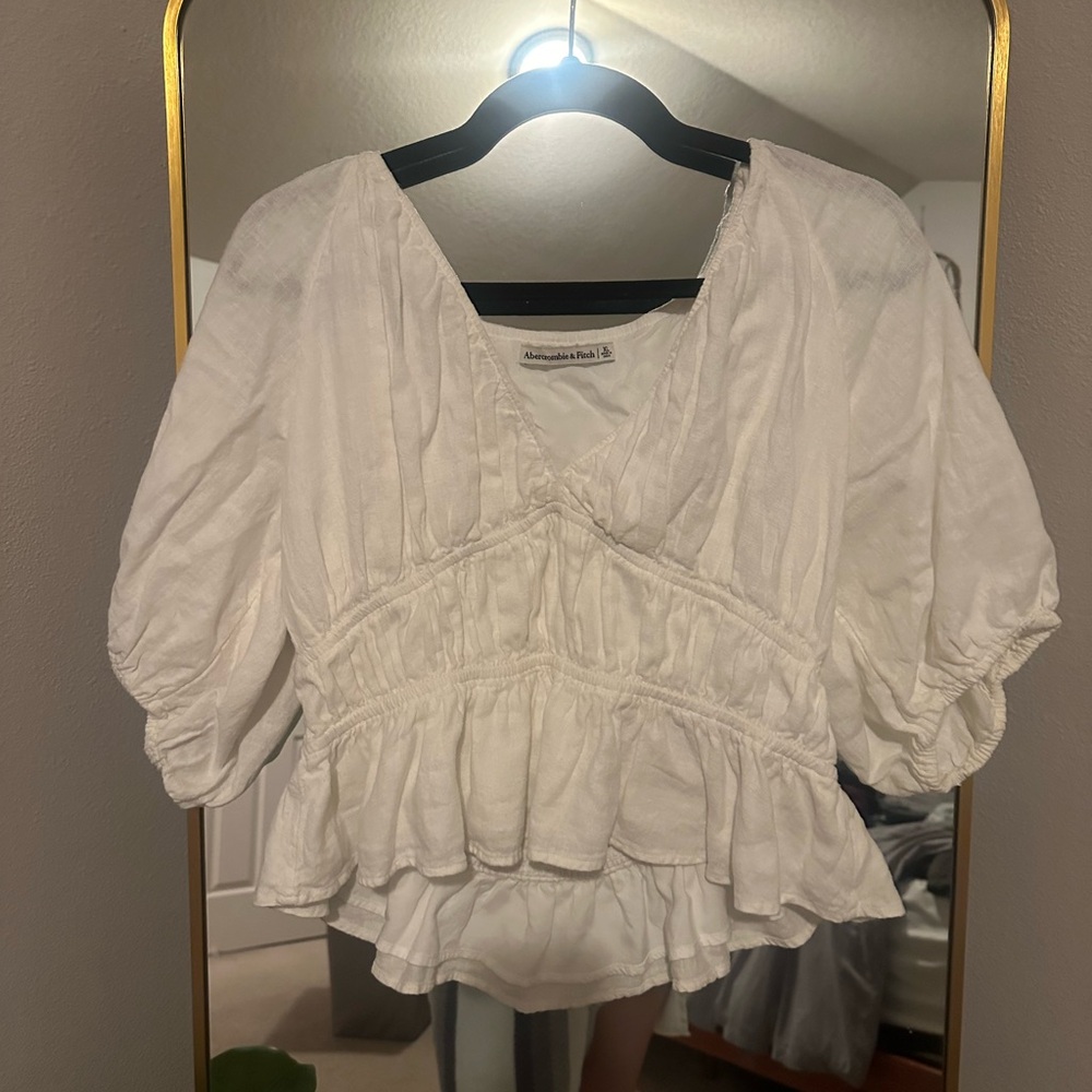 Abercrombie Puff Sleeve Top